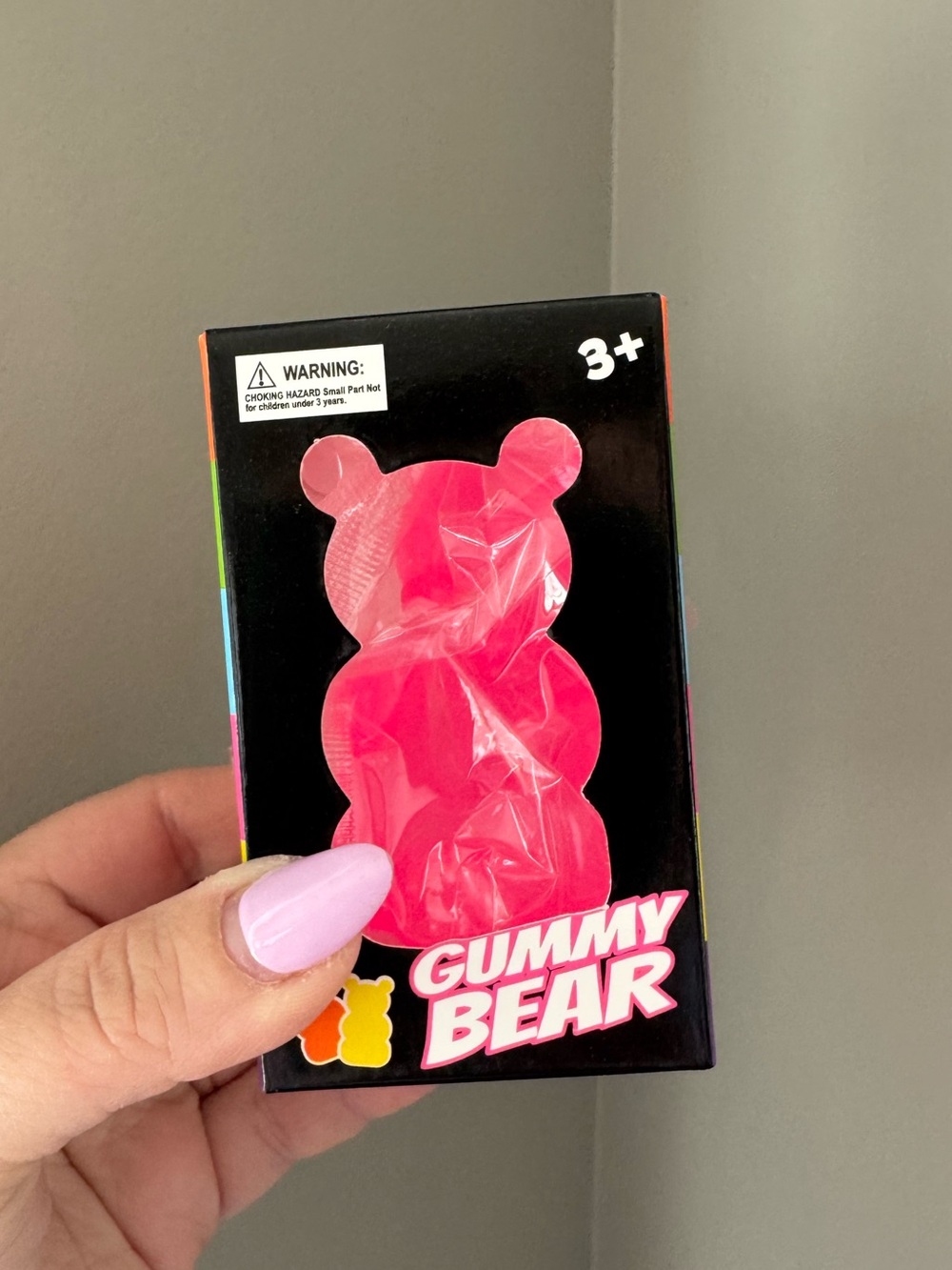 NWT 🏷️ | Gummy Bear | Squish Toy - Pink Gummy Design